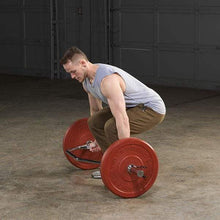 Load image into Gallery viewer, Body-Solid Olympic Shrug Bar Weight Lifting Core Training - The Home Fitness Corp