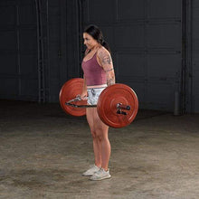 Load image into Gallery viewer, Body-Solid Olympic Shrug Bar Weight Lifting Core Training - The Home Fitness Corp