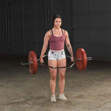 Load image into Gallery viewer, Body-Solid Olympic Shrug Bar Weight Lifting Core Training - The Home Fitness Corp