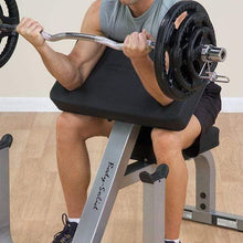 Load image into Gallery viewer, Body-Solid Preacher Curl Bench Seated Muscle Trainer - The Home Fitness Corp