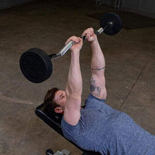 Load image into Gallery viewer, Body-Solid Tools Fixed Weight EZ Curl Barbells for Quick Workouts - The Home Fitness Corp