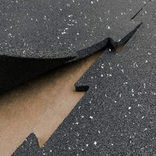 Load image into Gallery viewer, Body-Solid Tools Interlocking Rubber Flooring 4 Pack, Grey Speck - The Home Fitness Corp