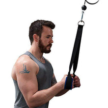 Load image into Gallery viewer, Body-Solid Tools Nylon Triceps pull down Strap Cable Machine Training - The Home Fitness Corp
