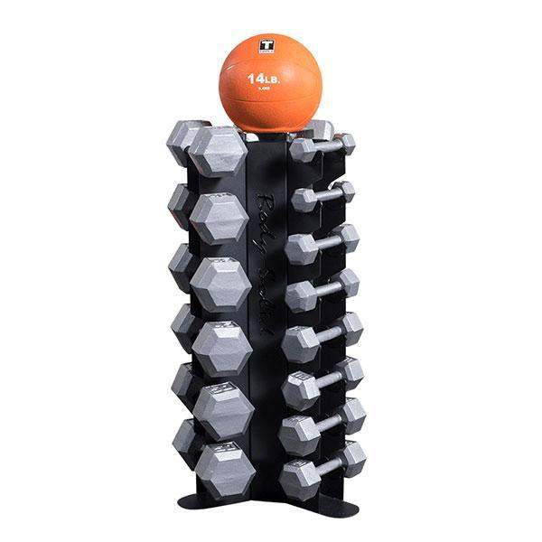 Body-Solid Vertical Dumbbell Rack Storage Rack - The Home Fitness Corp