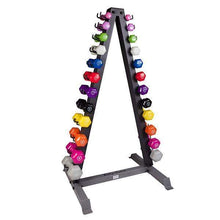 Load image into Gallery viewer, Body-Solid Vinyl Neoprene Dumbbell Rack Storage Rack - The Home Fitness Corp