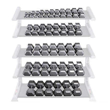 Load image into Gallery viewer, Cast Iron Hex Dumbbell Sets Weight from 5 to 100 Solid Steel - The Home Fitness Corp