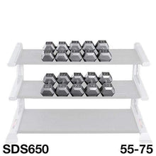 Load image into Gallery viewer, Cast Iron Hex Dumbbell Sets Weight from 5 to 100 Solid Steel - The Home Fitness Corp
