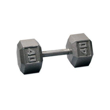 Load image into Gallery viewer, Cast Iron Hex Dumbbells Sizes from 1-100 Pounds Weight Set Solid Steel - The Home Fitness Corp