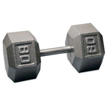 Load image into Gallery viewer, Cast Iron Hex Dumbbells Sizes from 1-100 Pounds Weight Set Solid Steel - The Home Fitness Corp