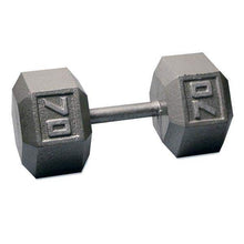 Load image into Gallery viewer, Cast Iron Hex Dumbbells Sizes from 1-100 Pounds Weight Set Solid Steel - The Home Fitness Corp