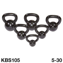Load image into Gallery viewer, Cast Iron Kettlebell Sets 5-100 Pounds Home Gym Weights - The Home Fitness Corp