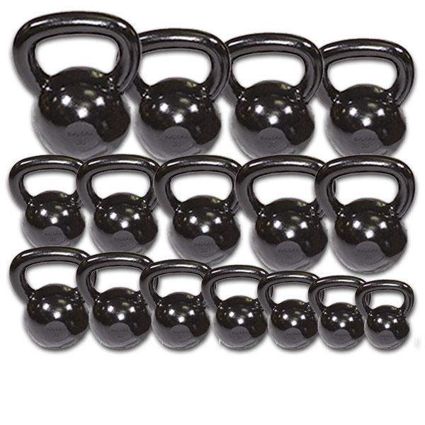 Cast Iron Kettlebells 5-100 Pounds Home Gym Individual Weights - The Home Fitness Corp