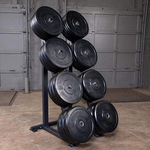 Load image into Gallery viewer, Chicago Extreme Bumper Olympic Plates in 10lb., 15lb., 25lb., 35lb. and 45lb. Weight Plates - The Home Fitness Corp