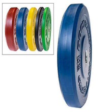 Load image into Gallery viewer, Chicago Extreme Color Coded Bumper Olympic Plates in 10lb., 25lb., 35lb. and 45lb - The Home Fitness Corp
