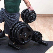 Load image into Gallery viewer, EZ-Load Olympic Weight Plate Tree Storage Rack - The Home Fitness Corp