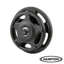 Load image into Gallery viewer, Hampton 255 lb. Olympic Rubber Grip Plate Set Weight Plates - The Home Fitness Corp
