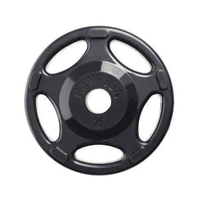 Load image into Gallery viewer, Hampton 255 lb. Olympic Rubber Grip Plate Set Weight Plates - The Home Fitness Corp