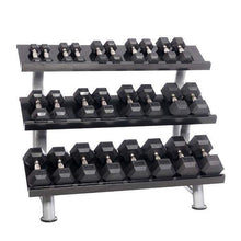 Load image into Gallery viewer, Hampton 5-50 lb. Urethane DuraBell Dumbbell Set 20 Weight Set - The Home Fitness Corp