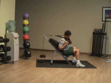 Load and play video in Gallery viewer, Powerline Plate Load Ab Crunch Bench Abdominal Trainer