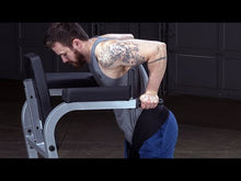 Load and play video in Gallery viewer, Body-Solid Tools Nylon Dipping Belt with Chain Training Weight Lifting Supports