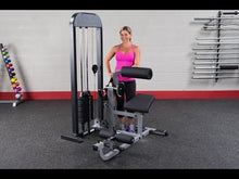 Load and play video in Gallery viewer, Body-Solid Pro Select Ab and Back Machine Abdominal Back Trainer
