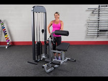Load and play video in Gallery viewer, Body-Solid Pro Select Ab and Back Machine Abdominal Back Trainer