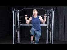 Load and play video in Gallery viewer, Body-Solid Dual Press Bar Functional Trainer Attachment Cable Training Attachment