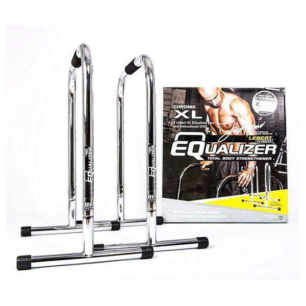 Lebert Fitness XL Equalizer Bars, Chrome - The Home Fitness Corp