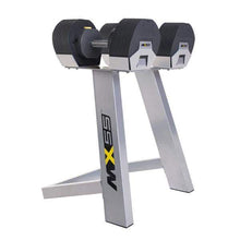 Load image into Gallery viewer, MX55 Rapid Change Dumbbell System with Stand Adjustable Weight Set - The Home Fitness Corp