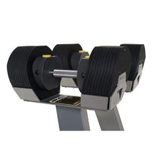 Load image into Gallery viewer, MX55 Rapid Change Dumbbell System with Stand Adjustable Weight Set - The Home Fitness Corp