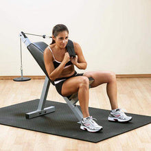 Load image into Gallery viewer, Powerline Plate Load Ab Crunch Bench Abdominal Trainer - The Home Fitness Corp