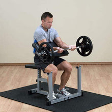 Load image into Gallery viewer, Powerline Preacher Curl Bench Seated Muscle Trainer - The Home Fitness Corp