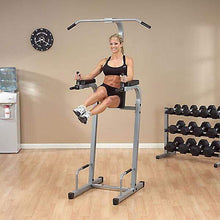 Load image into Gallery viewer, Powerline Vertical Knee Raise with Pull Up Abdominal Back Trainer - The Home Fitness Corp
