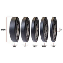 Load image into Gallery viewer, Premium Commercial Individual Bumper Plates 10lb, 15lb, 25lb, 35lb. and 45lb - The Home Fitness Corp