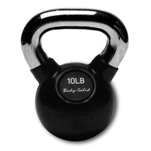 Load image into Gallery viewer, Premium Kettlebells with Chrome Handles 5-80 Pounds Weights Kettle Bell Training - The Home Fitness Corp