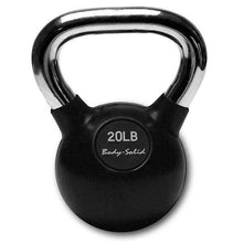 Load image into Gallery viewer, Premium Kettlebells with Chrome Handles 5-80 Pounds Weights Kettle Bell Training - The Home Fitness Corp

