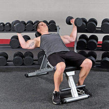 Load image into Gallery viewer, Premium Round Rubber Dumbbells 5 to 100 Pounds individual Weights - The Home Fitness Corp