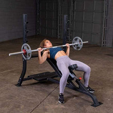 Load image into Gallery viewer, Pro Clubline Fixed Incline Bench by Body-Solid Chest Press Trainer - The Home Fitness Corp