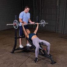 Load image into Gallery viewer, Pro Clubline Fixed Incline Bench by Body-Solid Chest Press Trainer - The Home Fitness Corp