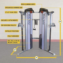 Load image into Gallery viewer, Pro ClubLine Series 2 Functional Trainer by Body-Solid Cable Trainer Machine - The Home Fitness Corp