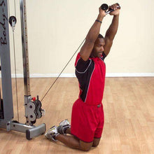 Load image into Gallery viewer, Pro-Grip Tricep Pressdown Bar Cable Training Attachment - The Home Fitness Corp