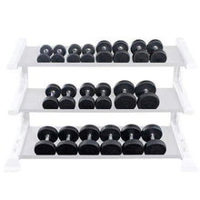 Load image into Gallery viewer, Rubber Round Dumbbell Sets 5 to 100 Pounds Weight Sets - The Home Fitness Corp