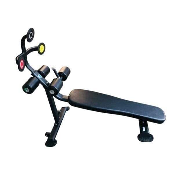 Target Abs Fixed Angle Ab Bench Black Abdominal Back Trainer - The Home Fitness Corp