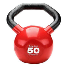 Load image into Gallery viewer, Vinyl Dipped KettleBALLS with Ergonomic Handles 5-60 Pounds - The Home Fitness Corp