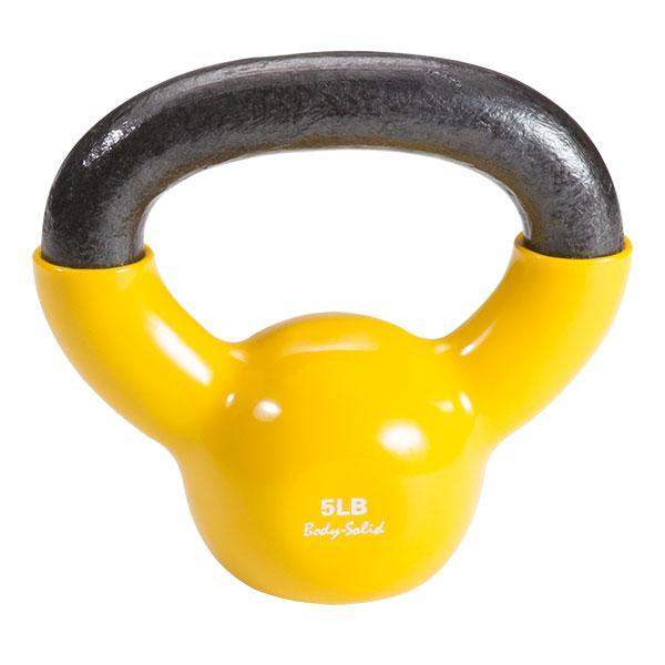 Vinyl Dipped Kettlebells Color Coded Individual Weights 5-50 Pounds - The Home Fitness Corp