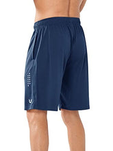 Load image into Gallery viewer, NORTHYARD Men&#39;s 10&quot; Athletic Basketball Shorts Workout Gym Quick Dry Shorts Lightweight Mesh Training Shorts for Men Exercise Darkblue 3XL

