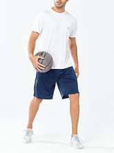 Load image into Gallery viewer, NORTHYARD Men&#39;s 10&quot; Athletic Basketball Shorts Workout Gym Quick Dry Shorts Lightweight Mesh Training Shorts for Men Exercise Darkblue 3XL
