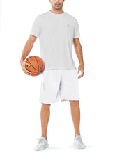 Load image into Gallery viewer, NORTHYARD Men&#39;s 10&quot; Athletic Basketball Shorts Workout Gym Quick Dry Shorts Lightweight Mesh Training Shorts for Men Exercise White
