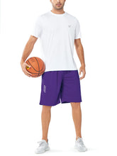 Load image into Gallery viewer, NORTHYARD Men&#39;s 10&quot; Athletic Basketball Shorts Workout Gym Quick Dry Shorts Lightweight Mesh Training Shorts for Men Exercise Purple
