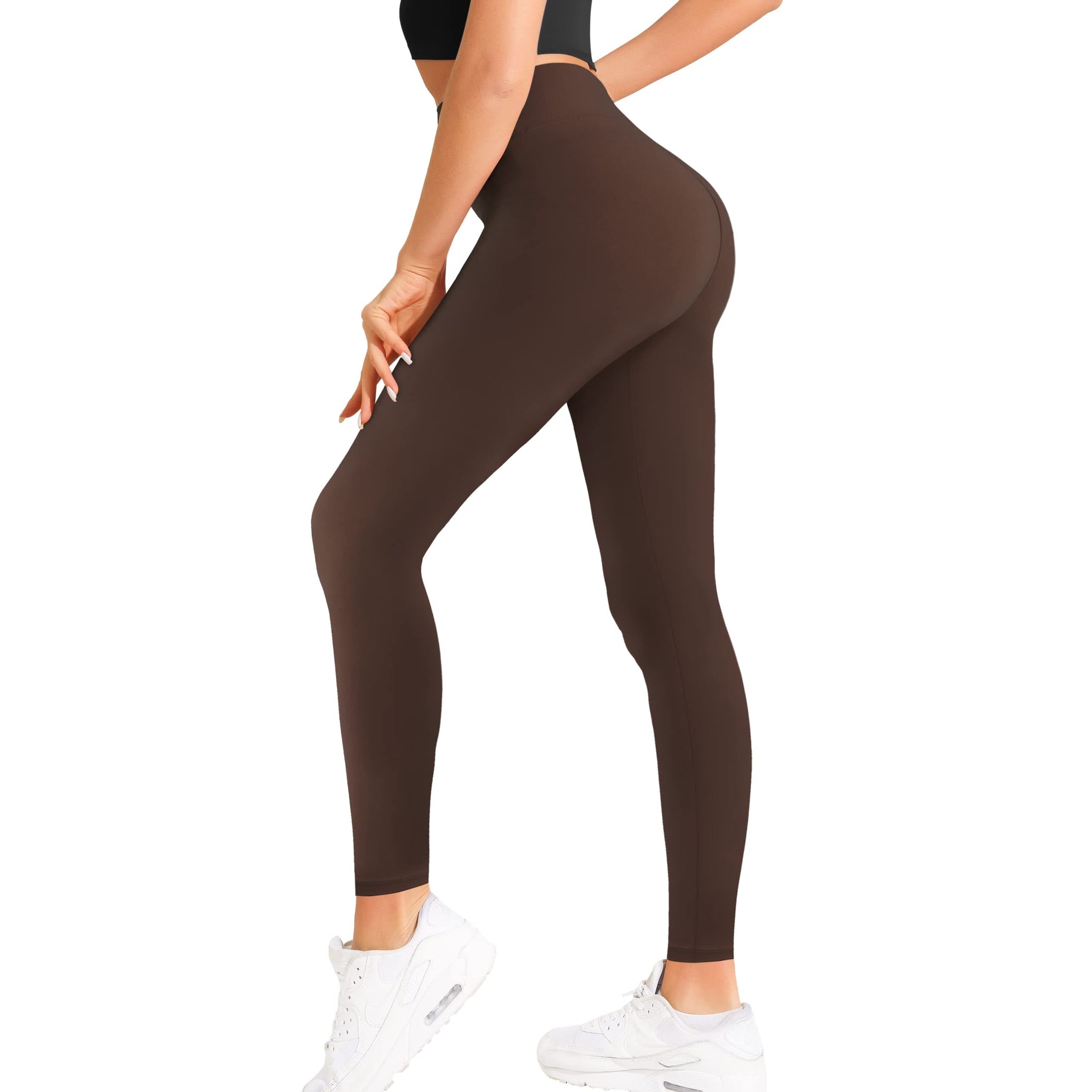 GYMGUN 3-Pack Women's Leggings With Pockets - High Waisted Tummy Control Yoga Pants